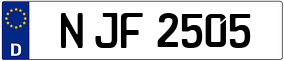 Truck License Plate